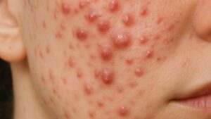 حب الشباب الكيسي (cystic acne)