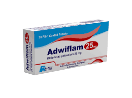 Adwiflam 25 mg tablets